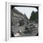 Paris (Ist Arrondissement), the Quai Des Tuileries at the Level of the Pont-Royal, Circa 1890-Leon, Levy et Fils-Framed Premium Photographic Print