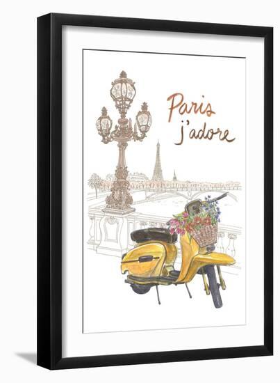 Paris J'adore-Lichia Liu-Framed Art Print