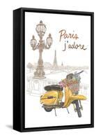 Paris J'adore-Lichia Liu-Framed Stretched Canvas