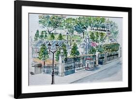 Paris, Jardin Des Tuileries-Anthony Butera-Framed Giclee Print