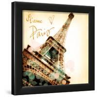Paris je T'aime-Emily Navas-Framed Art Print