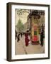 Paris Kiosk, Early 1880s-Jean Béraud-Framed Giclee Print