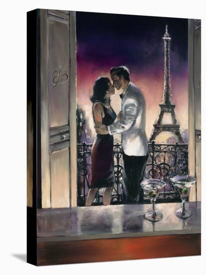 Paris Kiss-Brent Heighton-Stretched Canvas