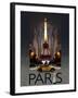 Paris Kiss-Big Island Studios-Framed Art Print