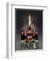 Paris Kiss-Big Island Studios-Framed Art Print