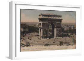 Paris, L'Arc De Triomphe De L'Etoile-null-Framed Giclee Print