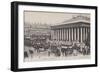 Paris, La Bourse-null-Framed Giclee Print