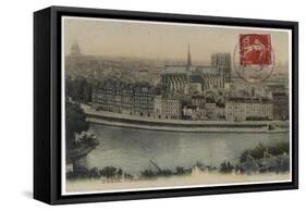 Paris, La Cite 1906-null-Framed Stretched Canvas