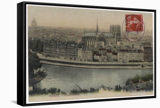 Paris, La Cite 1906-null-Framed Stretched Canvas