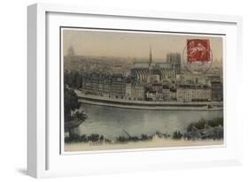 Paris, La Cite 1906-null-Framed Art Print