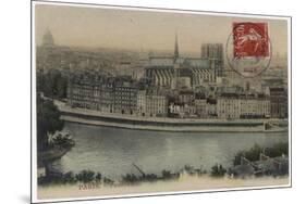 Paris, La Cite 1906-null-Mounted Art Print