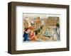 Paris, La Fontaine Stravinsky-Urbain Huchet-Framed Collectable Print