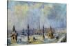 Paris, La place de la Concorde-Albert Lebourg-Stretched Canvas