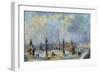 Paris, La place de la Concorde-Albert Lebourg-Framed Giclee Print