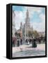 Paris, La Place De Trinite-Jean Francois Raffaelli-Framed Stretched Canvas