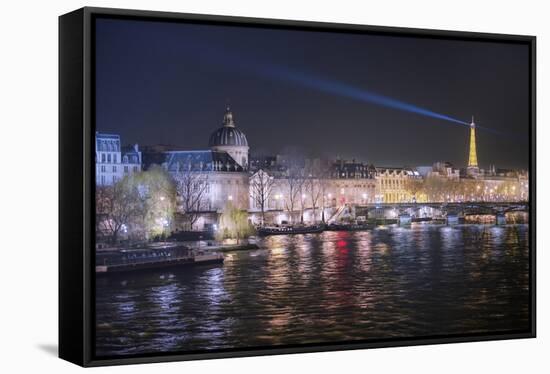 Paris, La Seine-Philippe Manguin-Framed Stretched Canvas