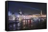 Paris, La Seine-Philippe Manguin-Framed Stretched Canvas