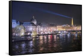 Paris, La Seine-Philippe Manguin-Framed Stretched Canvas