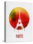 Paris Landmark Red-null-Stretched Canvas