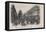 Paris, Le Boulevard Des Capucines, Le Grand Hotel-null-Framed Stretched Canvas