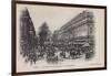 Paris, Le Boulevard Des Capucines, Le Grand Hotel-null-Framed Giclee Print