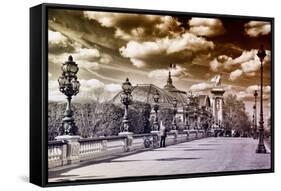 Paris - le Grand Palais - France-Philippe Hugonnard-Framed Stretched Canvas