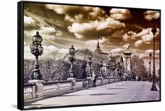 Paris - le Grand Palais - France-Philippe Hugonnard-Framed Stretched Canvas
