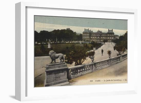 Paris, Le Jardin Du Luxembourg-null-Framed Giclee Print