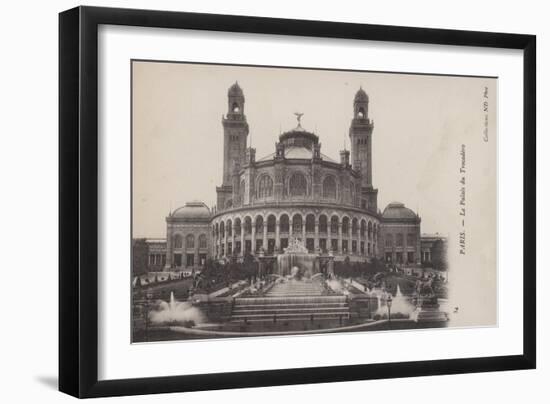 Paris, Le Palais Du Trocadero-null-Framed Giclee Print