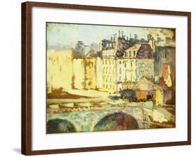 Paris, Le Pont Neuf-Maximilien Luce-Framed Giclee Print