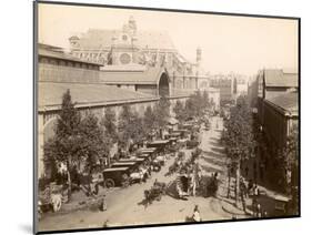 Paris: Les Halles, c1900-null-Mounted Giclee Print