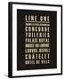 Paris Line One-Devon Ross-Framed Art Print