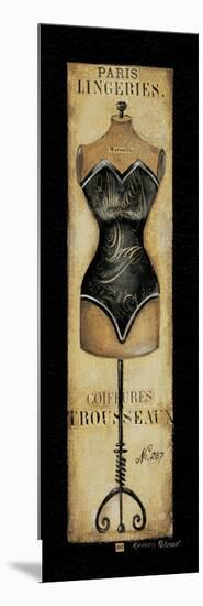 Paris Lingeries No. 287-Kimberly Poloson-Mounted Art Print