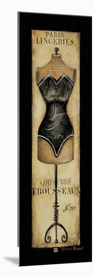 Paris Lingeries No. 287-Kimberly Poloson-Mounted Art Print