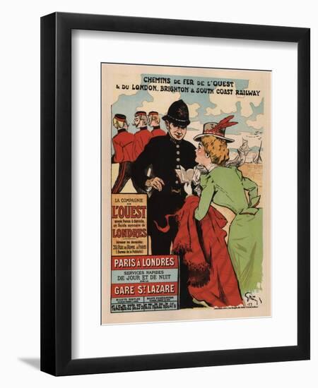 Paris Londres-Jules Alexandre Grun-Framed Art Print