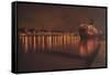 Paris Lost Boat-Sebastien Lory-Framed Stretched Canvas