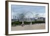 Paris Louvre Ferris Wheel-Sarah Butcher-Framed Art Print