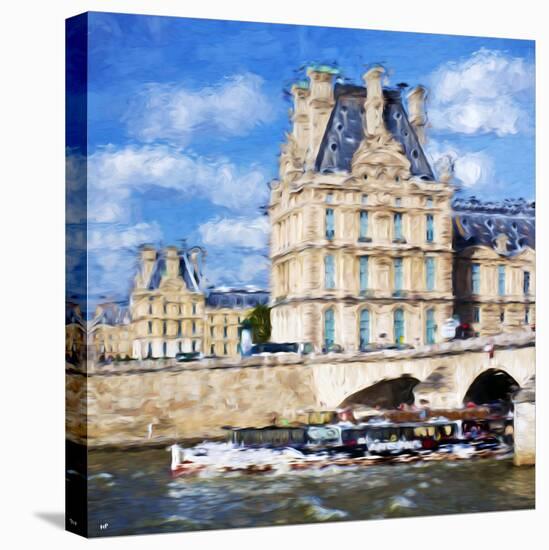 Paris Louvre II - In the Style of Oil Painting-Philippe Hugonnard-Stretched Canvas