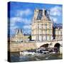 Paris Louvre II - In the Style of Oil Painting-Philippe Hugonnard-Stretched Canvas