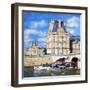 Paris Louvre II - In the Style of Oil Painting-Philippe Hugonnard-Framed Giclee Print