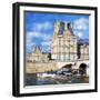 Paris Louvre II - In the Style of Oil Painting-Philippe Hugonnard-Framed Giclee Print