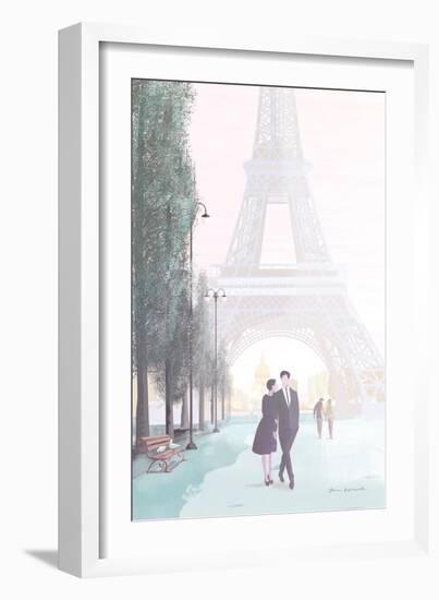 Paris Love-Omar Escalante-Framed Art Print