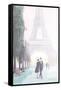 Paris Love-Omar Escalante-Framed Stretched Canvas