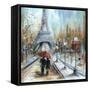 Paris Lovers I-Marilyn Dunlap-Framed Stretched Canvas