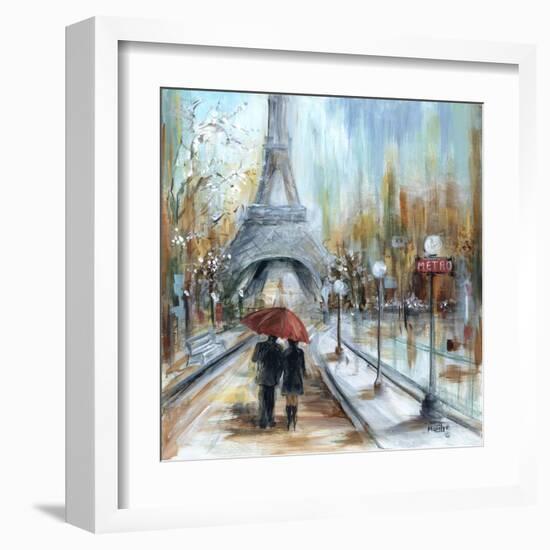 Paris Lovers I-Marilyn Dunlap-Framed Art Print