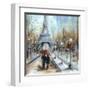 Paris Lovers I-Marilyn Dunlap-Framed Art Print