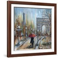 Paris Lovers II-Marilyn Dunlap-Framed Art Print