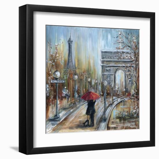 Paris Lovers II-Marilyn Dunlap-Framed Art Print