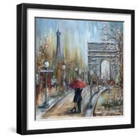 Paris Lovers II-Marilyn Dunlap-Framed Art Print