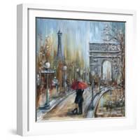 Paris Lovers II-Marilyn Dunlap-Framed Art Print